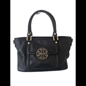 Retired Tory Burch Black Amanda Mini Purse Satchel  No Strap. Pre-Owned In VGC.